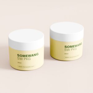 Cream Storage Container